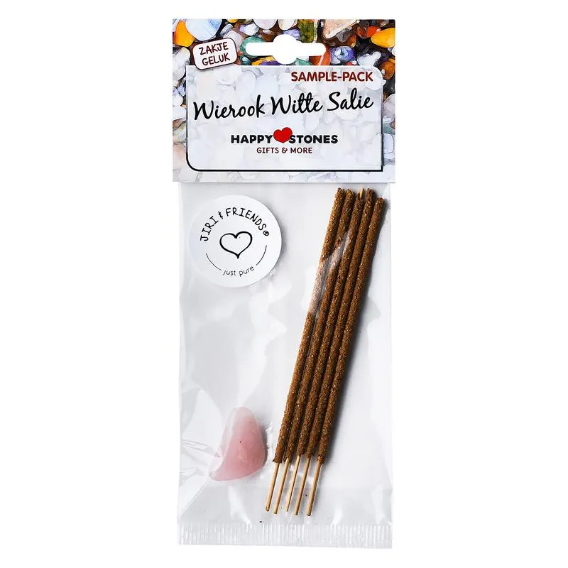 Jiri & Friends Zakje Geluk Wierook Witte Sali E Mini (1 stuk)