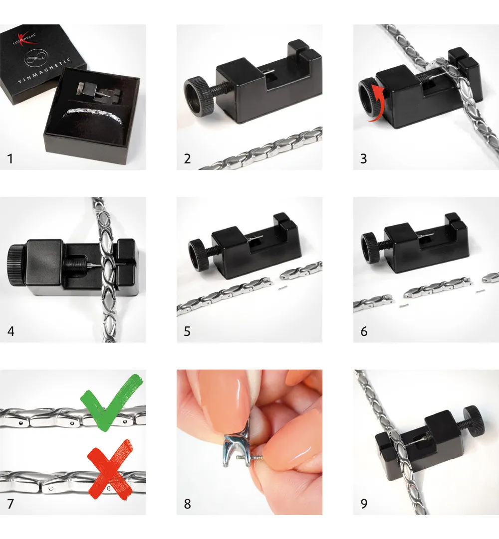 Lucovitaal Magneet Armband Zilver (1 stuk)