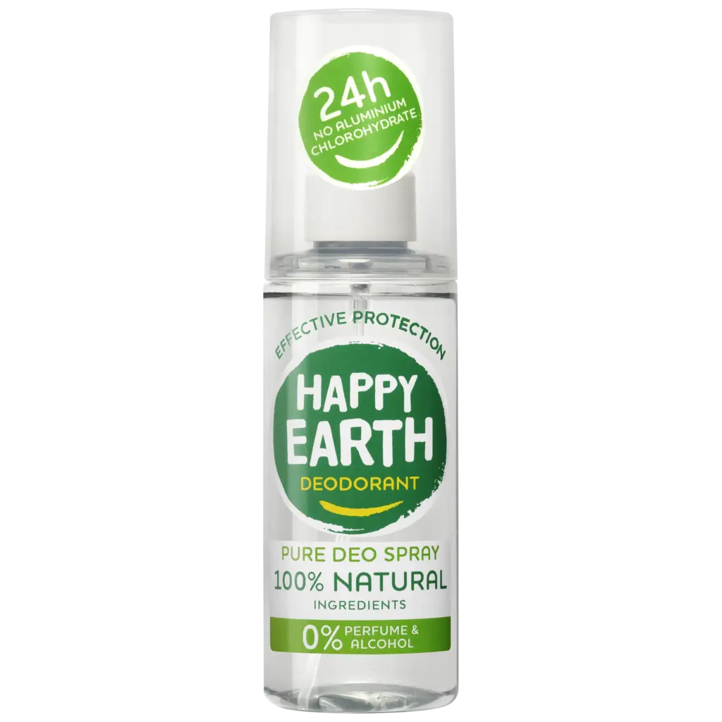 Happy Earth Pure deodorant spray unscented (100 ml)