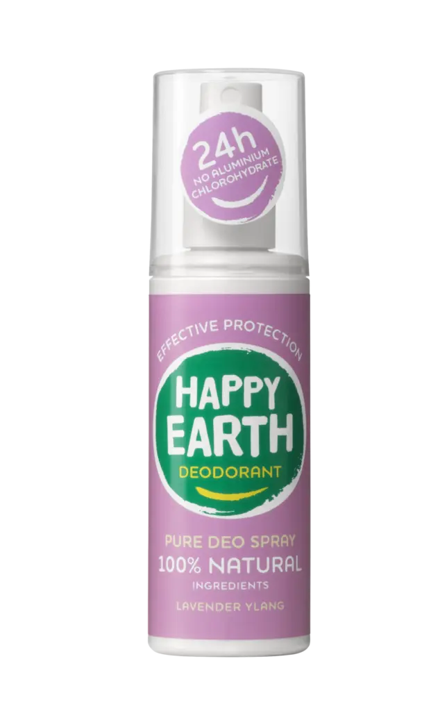 Happy Earth Pure deodorant spray lavender ylang (100 ml)
