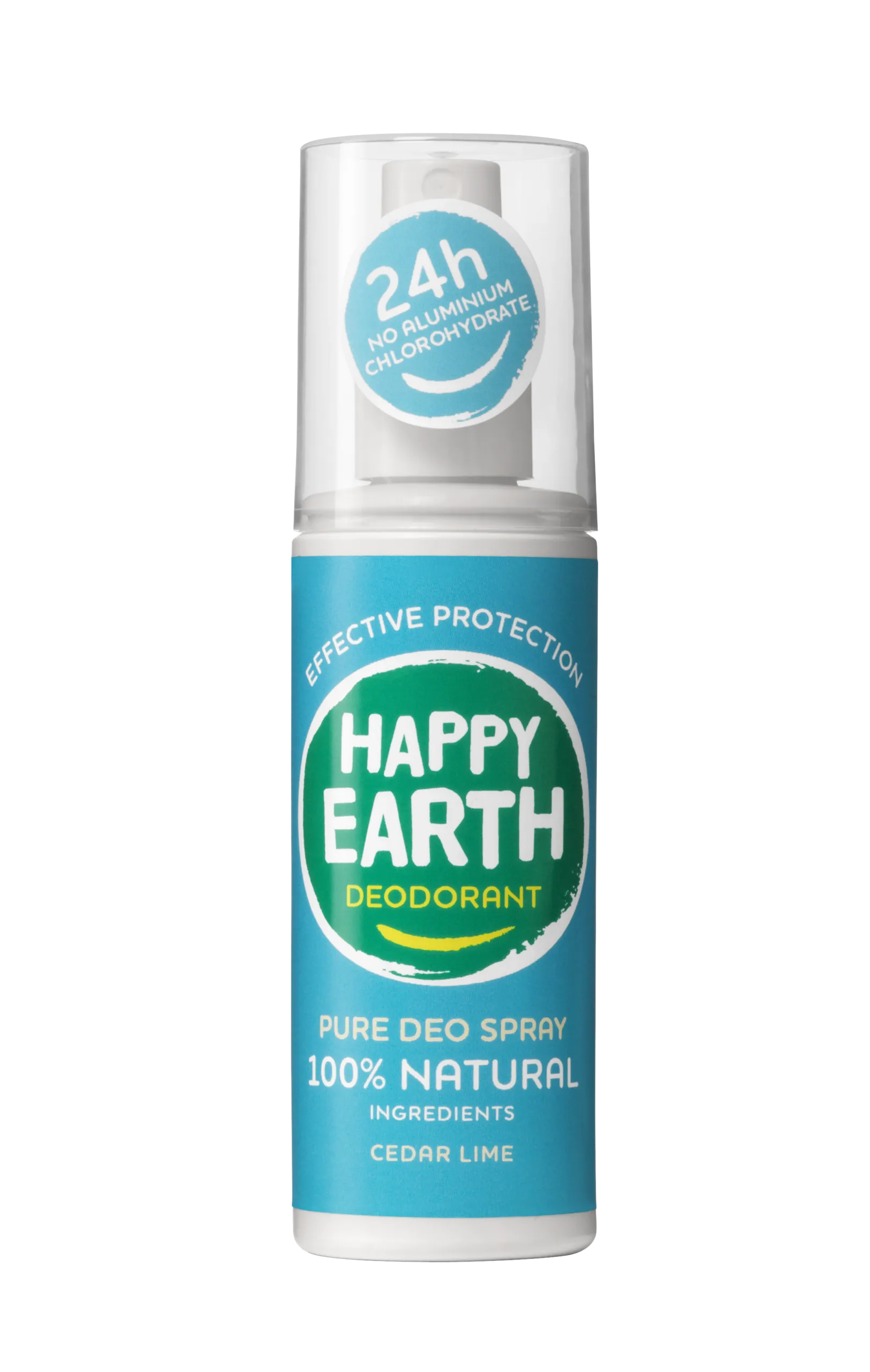 Happy Earth Pure deodorant spray cedar lime (100 ml)