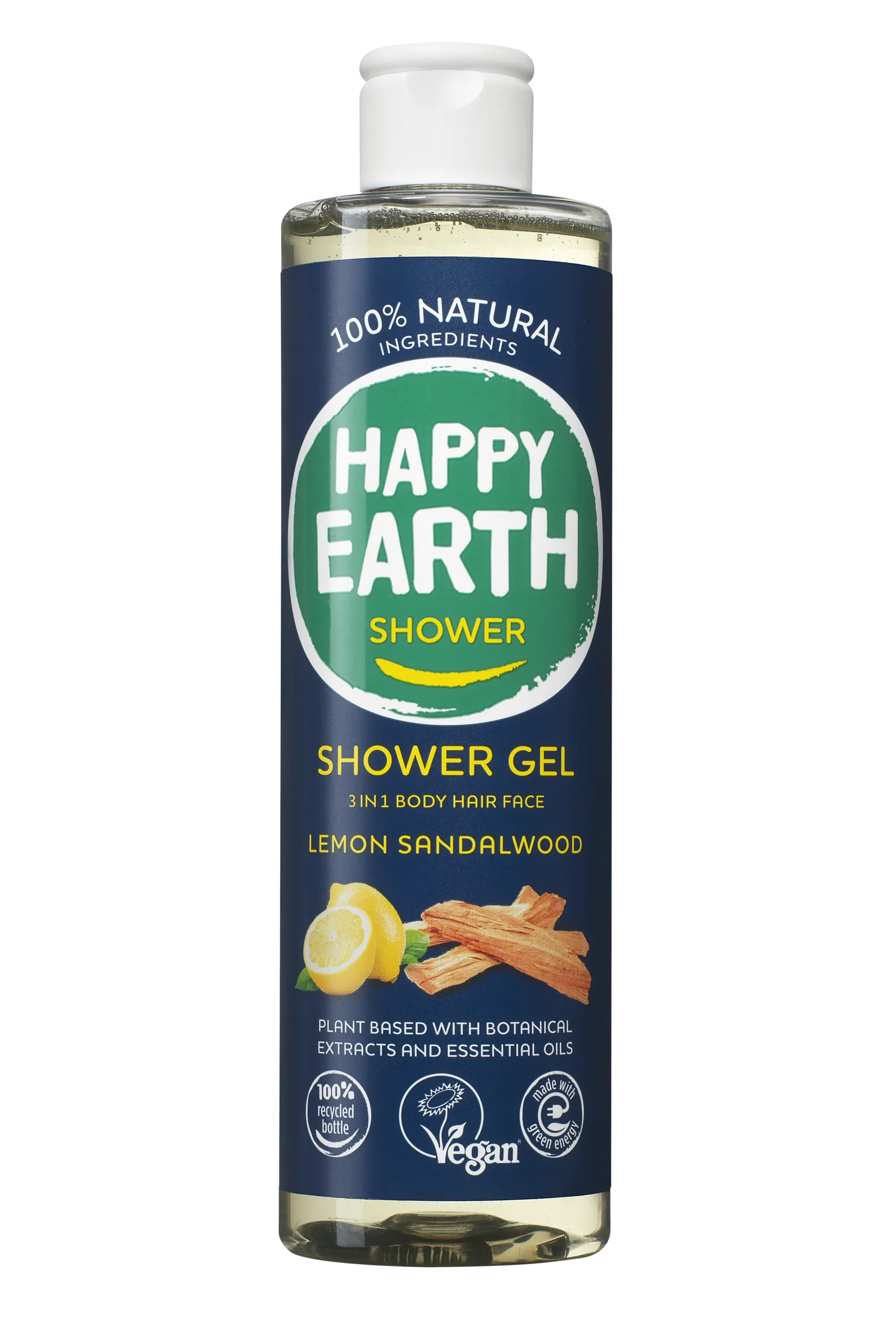 Happy Earth Pure showergel men protect (300 ml)