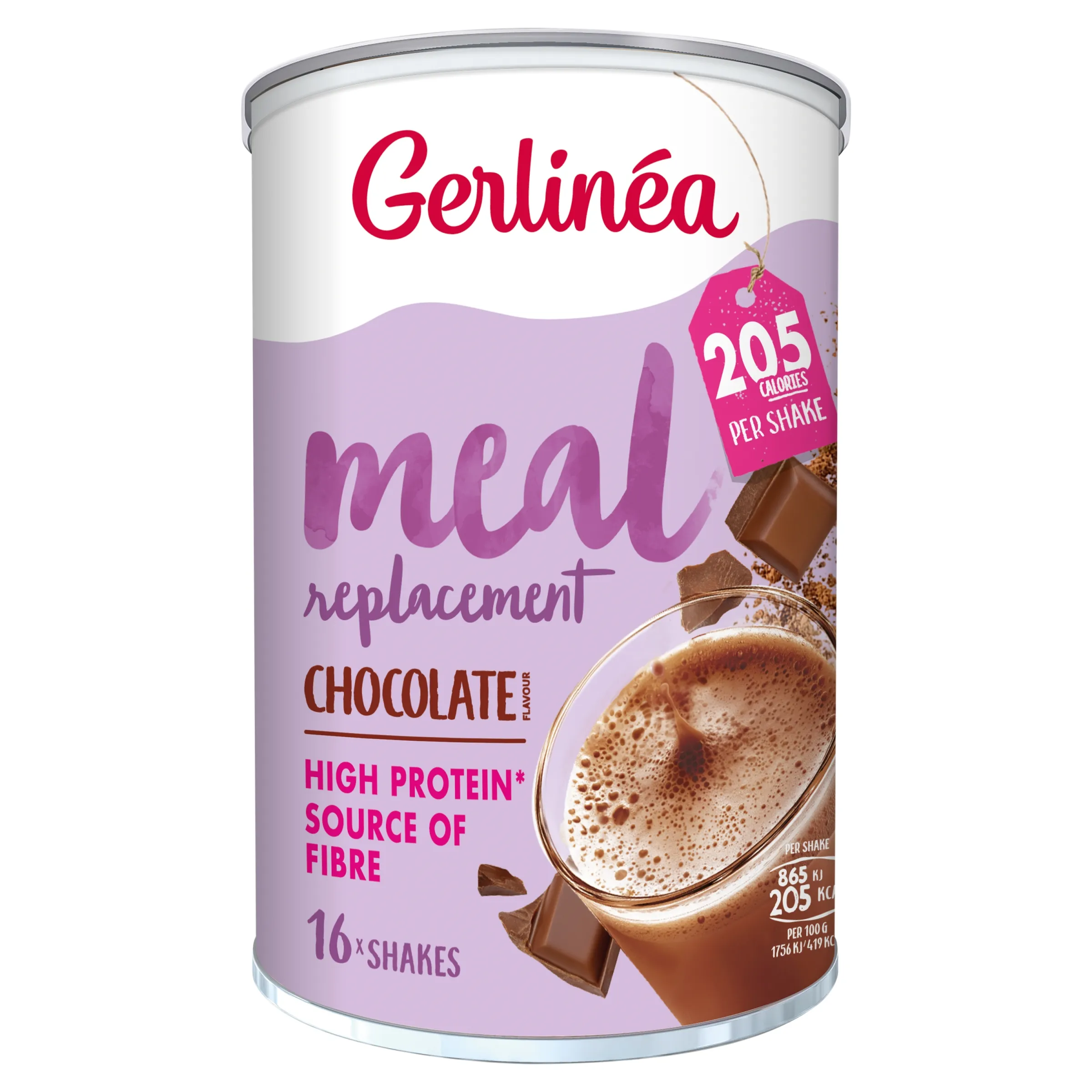 Gerlinéa Afslank Maaltijdshake Chocolade (436 gr)