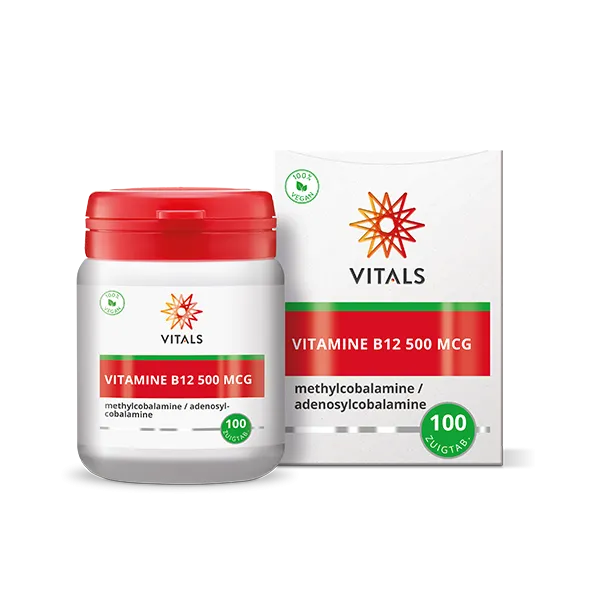 Vitals Vitamine B12 500 mcg (100 zuigtabletten) - image 2