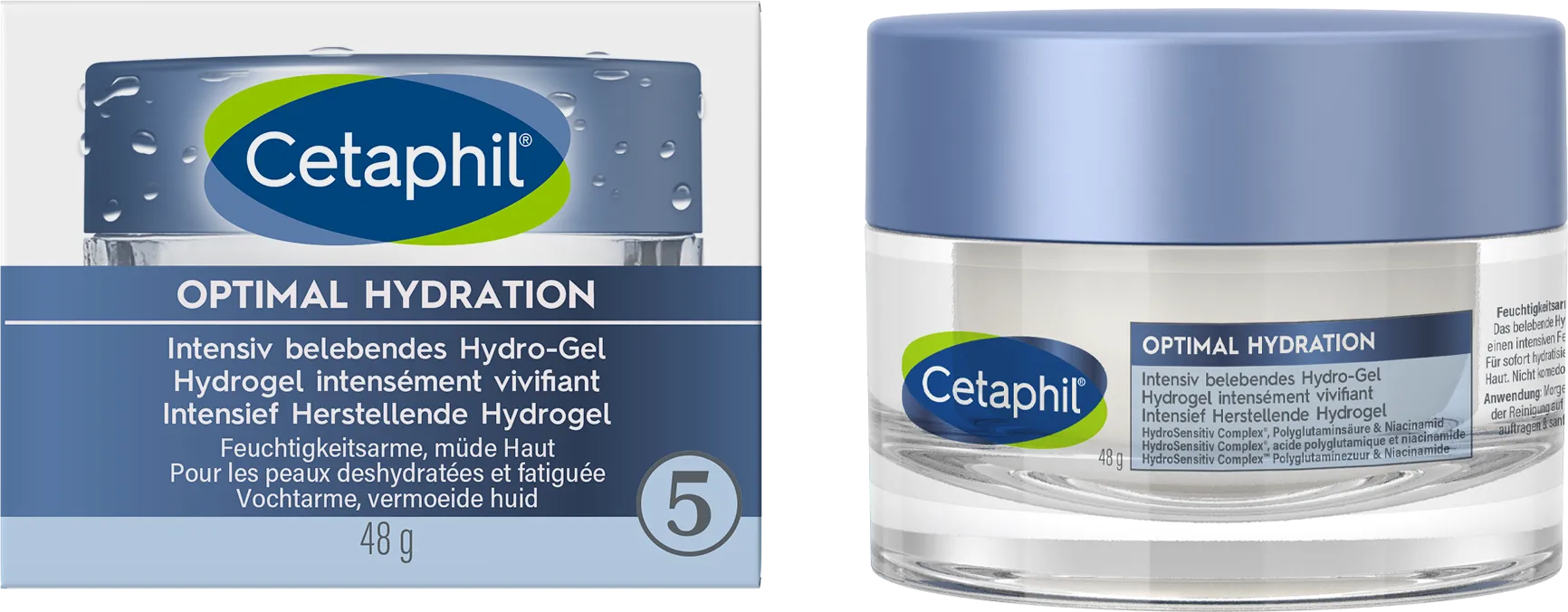 Cetaphil Optimal Hydration Intensief Herstellende Hydrogel (48 gr)