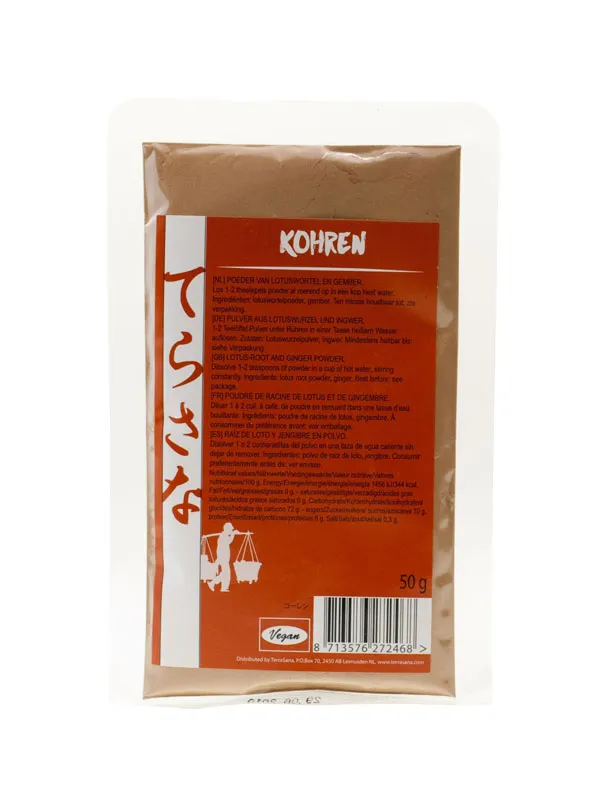 Terrasana Kohren Lotuswortelpoeder (50 gr)