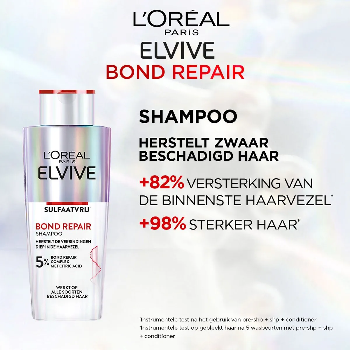 L'Oréal Paris Elvive Shampoo Bond Repair 5% (200 ml)