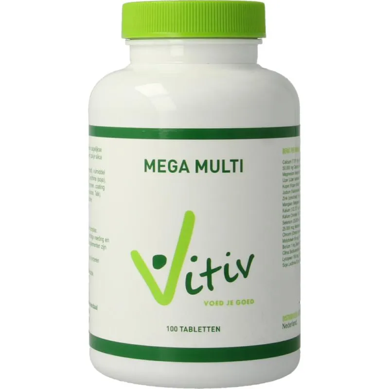Vitiv Mega Multi (100 tabletten)