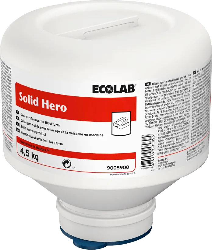 Ecolab Vaatwasmiddel Solid Hero (4500 gr)