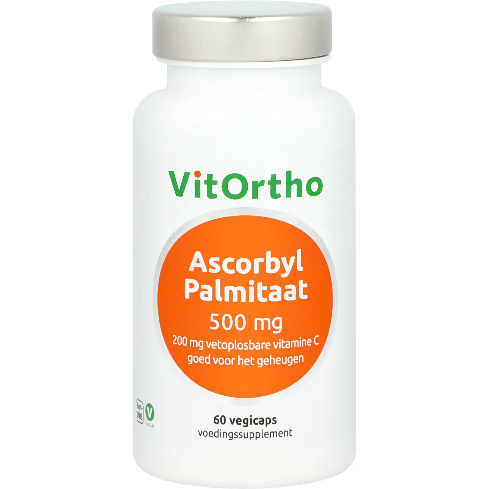 VitOrtho Ascorbyl Palmitaat 500 mg (60 vega capsules)