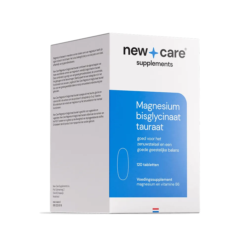 New Care Magnesium bisglycinaat tauraat (120  tabletten)