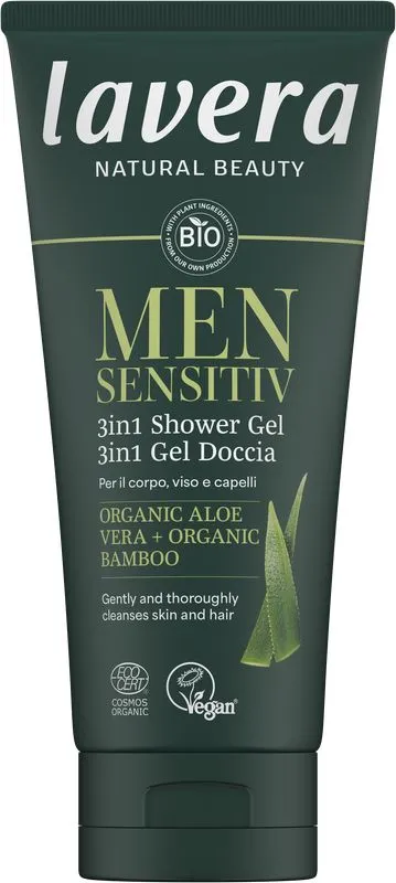 Lavera Men Sensitiv 3-In-1 Shower Gel Bio (200 ml)