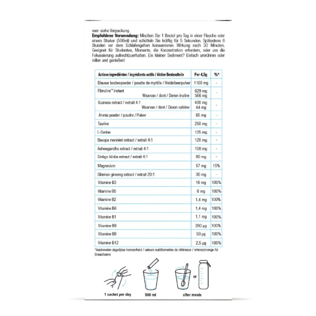 Purasana Hydration Superfoods Memory Master (45 gr)