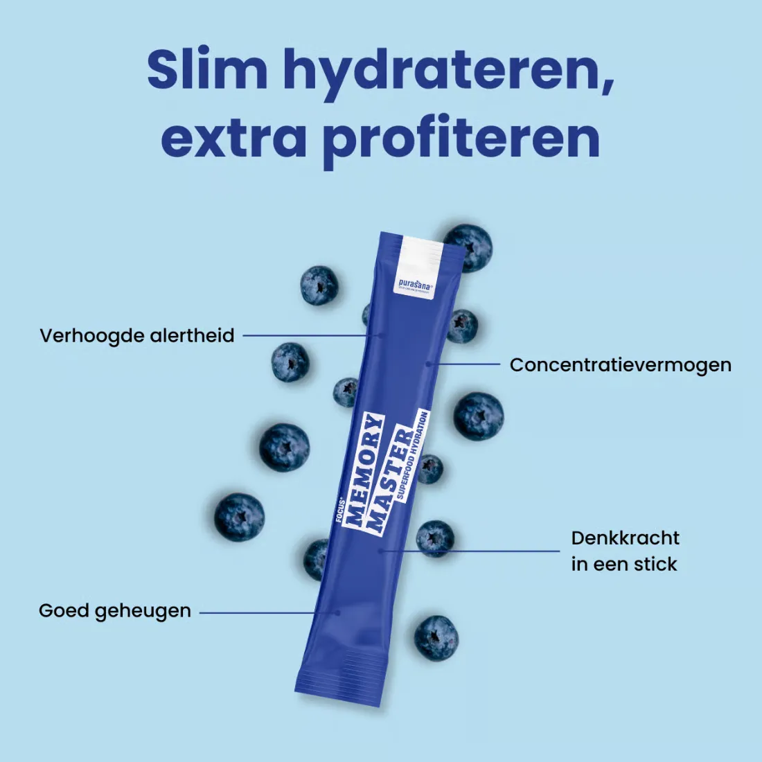 Purasana Hydration Superfoods Memory Master (45 gr) - image 3