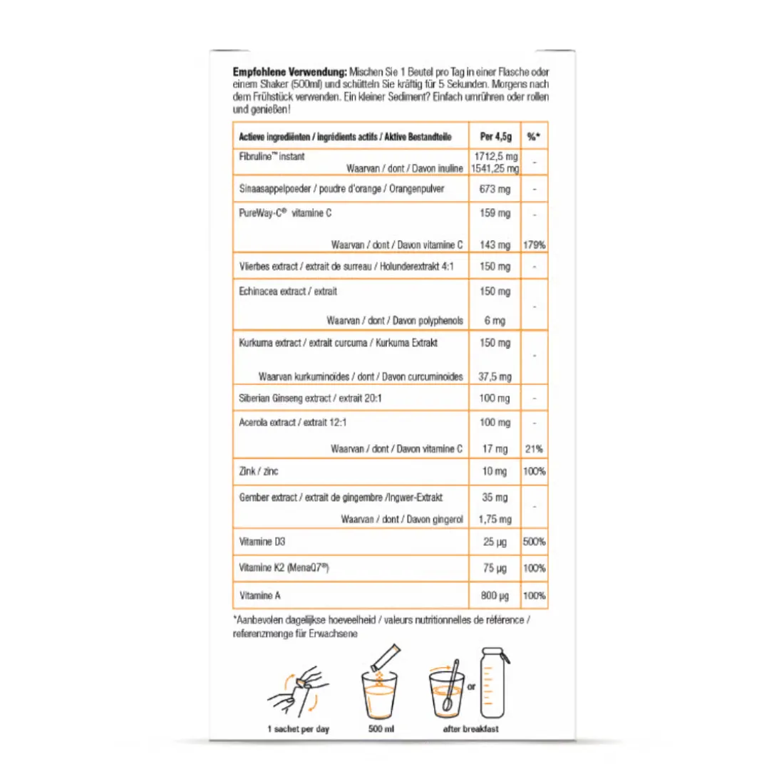 Purasana Hydration Superfoods Captain Immunity (45 gr)