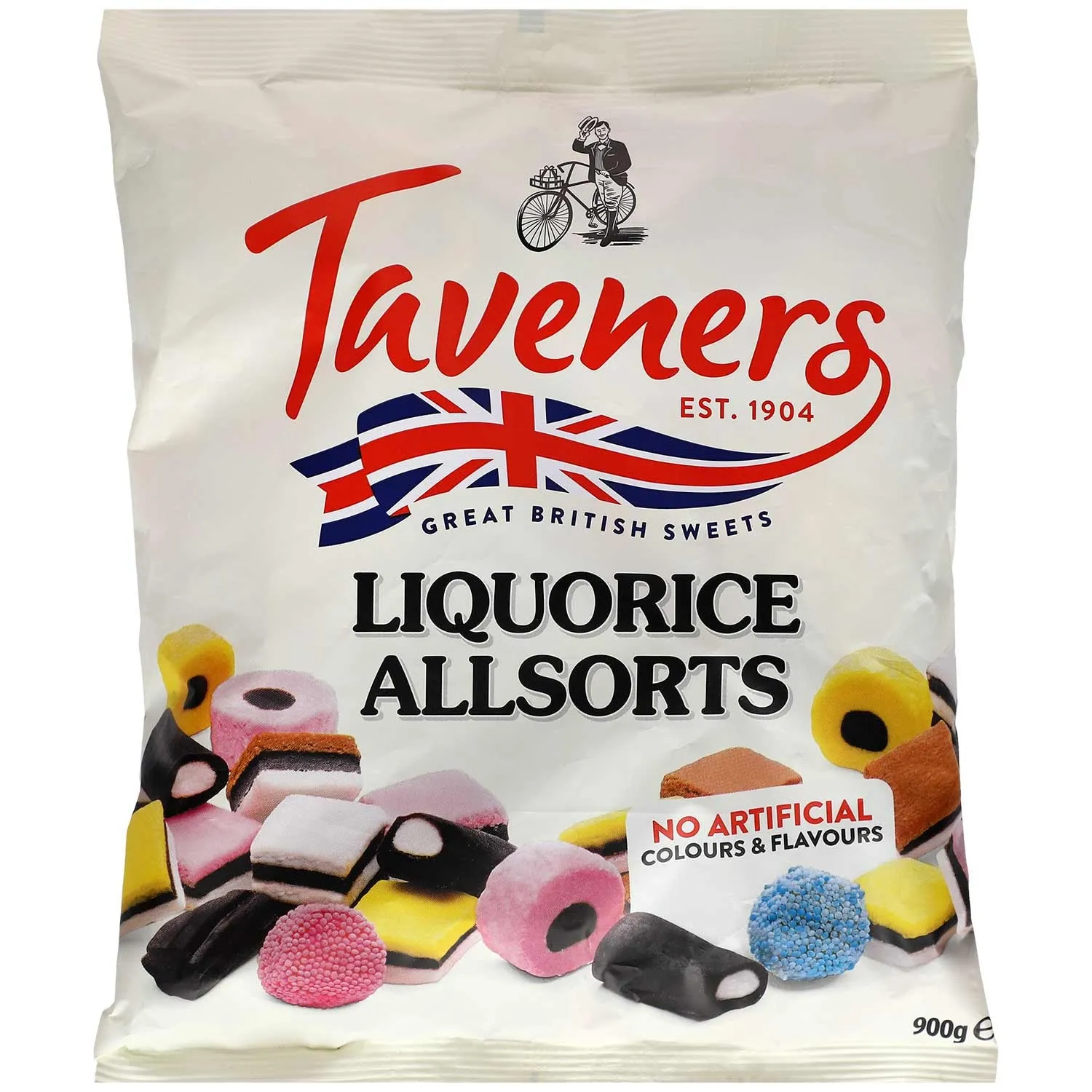 Taveners Liquorice Allsorts (900 gr)