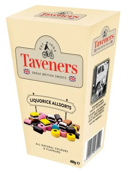 Taveners All Sorts Carton (400 gr)