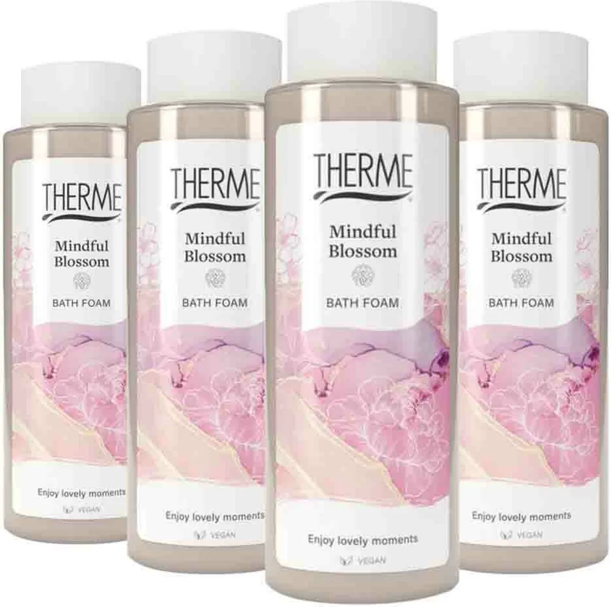 4x Therme Mindfull Blossom Bath Foam (500 ml)