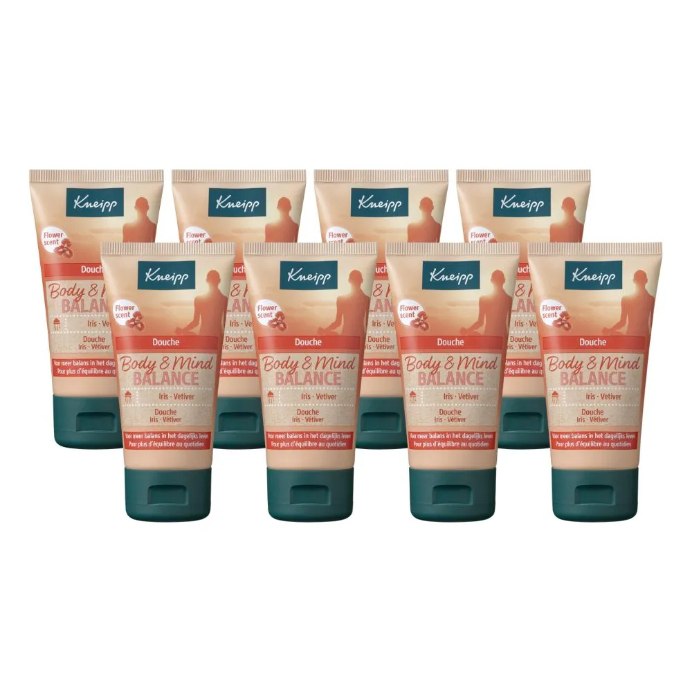 8x Kneipp Body & mind balance douche mini (50 ml)