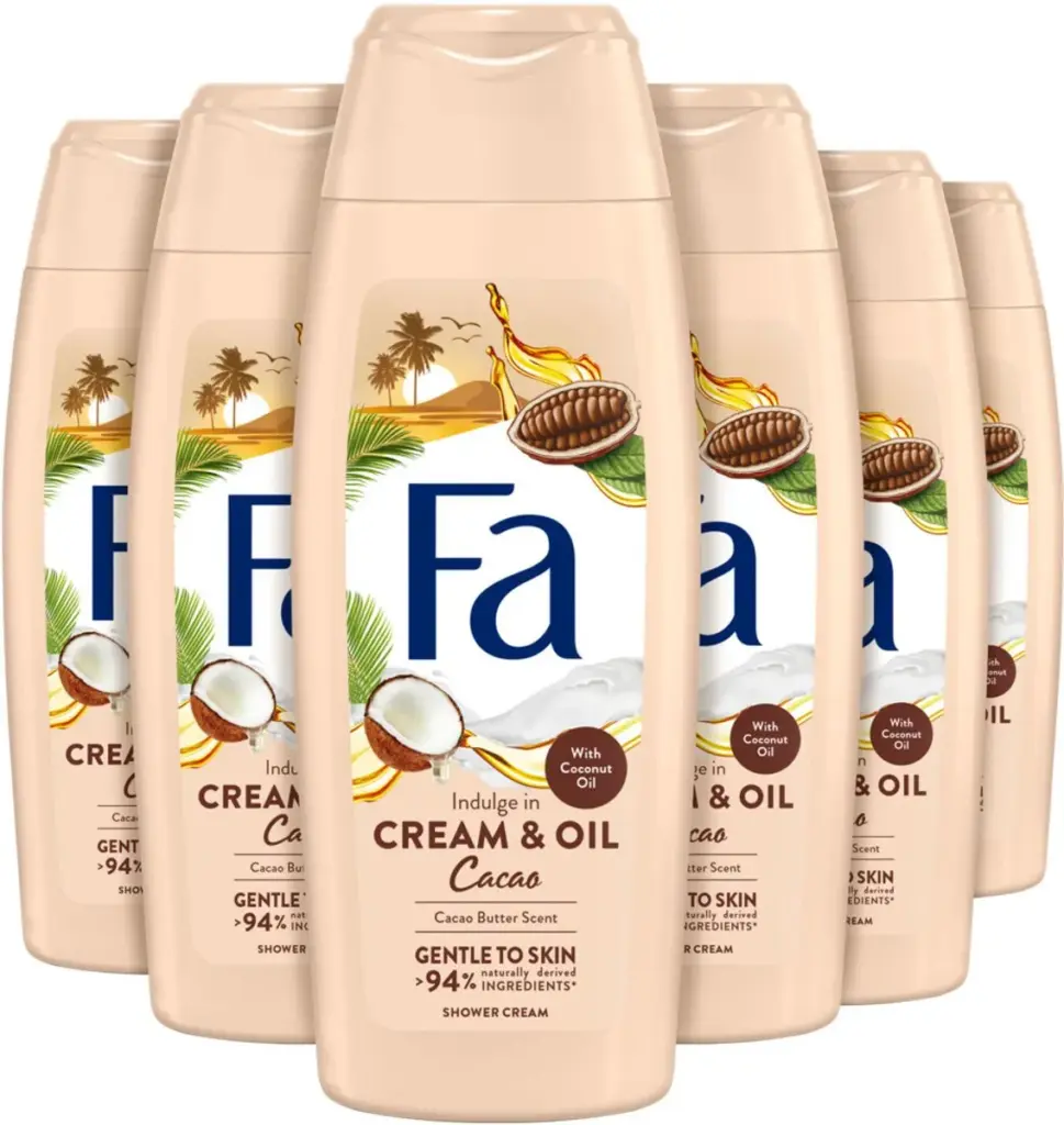 6x Fa Douche creme & oil (250 ml)