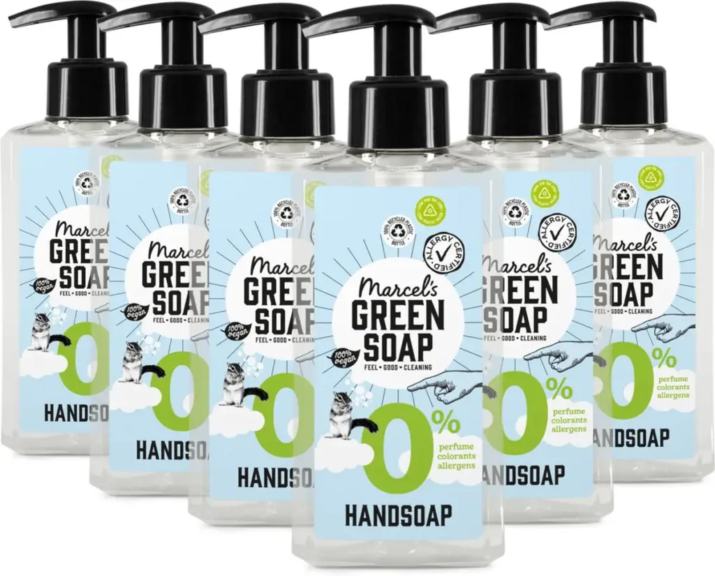 6x Marcel's Green Soap Handzeep 0% (250 ml)