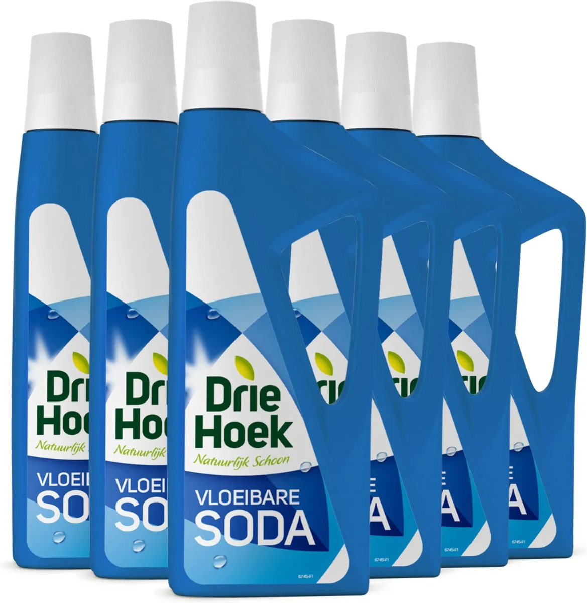 6x Driehoek Vloeibare Soda (725 ml)