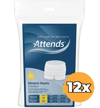 12x Attends Stretchpants Comfort Maat S (3 stuks)