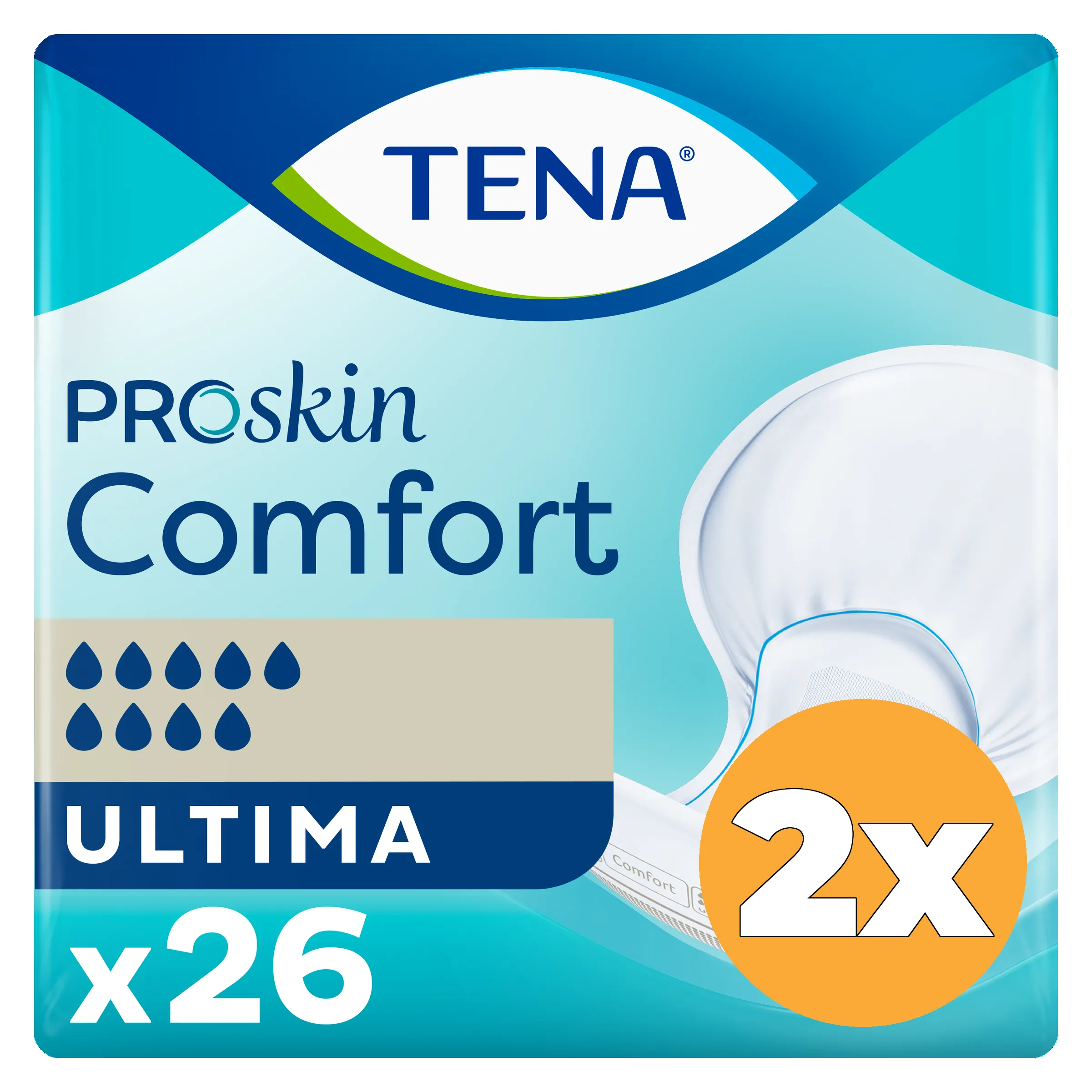 2x Tena Comfort ProSkin Ultima (26 stuks)