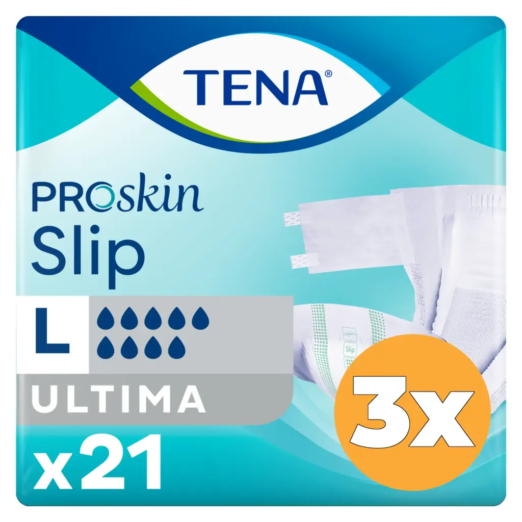 3x Tena Proskin slip ultima large (21 stuk)