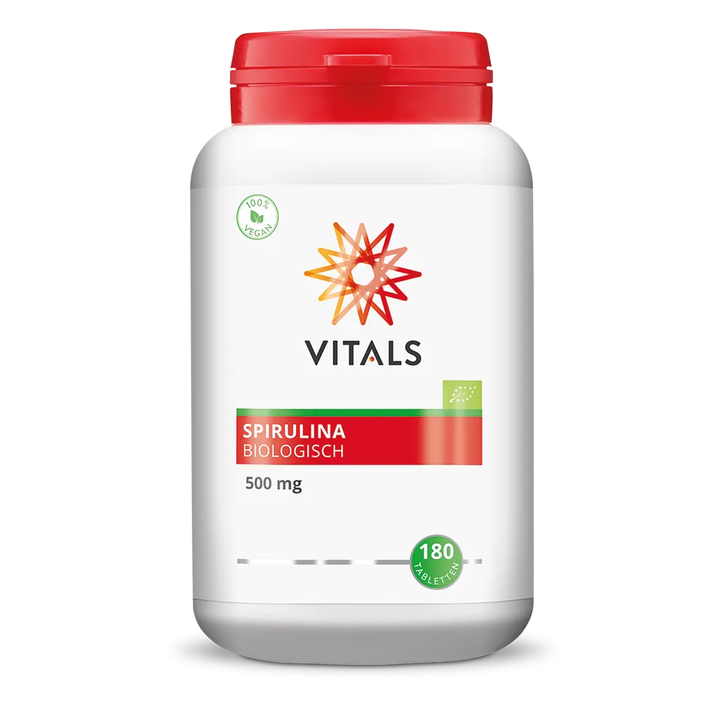Vitals Spirulina 500 mg bio (180 tabletten)