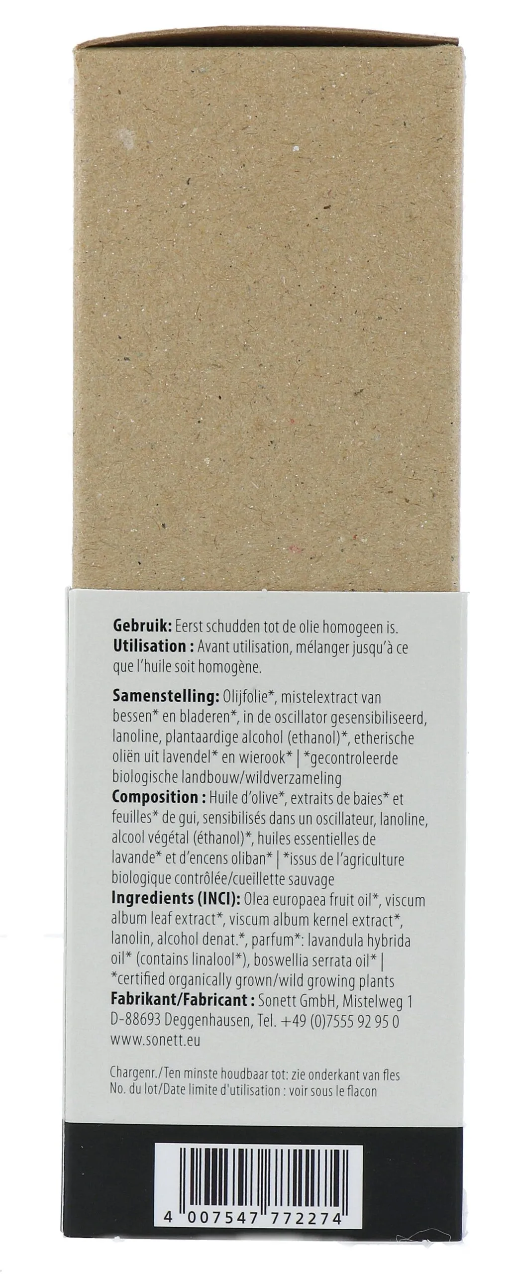 Sonett Mistelform Lichaams- en Massageolie Lavendel & Wierook (145 ml) - image 3