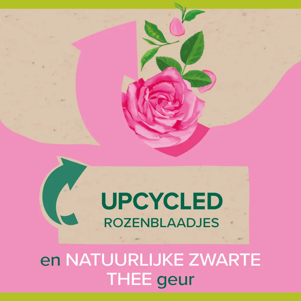 Palmolive Up! Douche Gel Rose & Tea (200 ml) - image 2