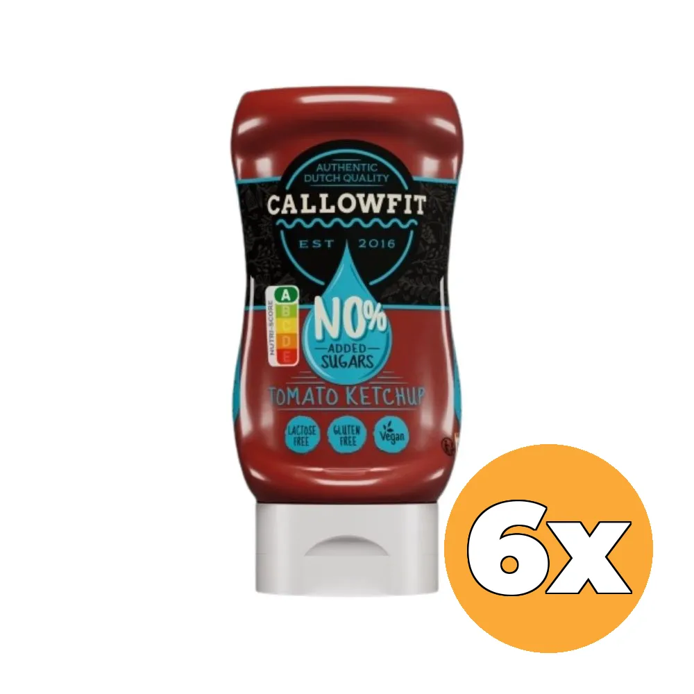 6x Callowfit Tomato Ketchup (300 ml)