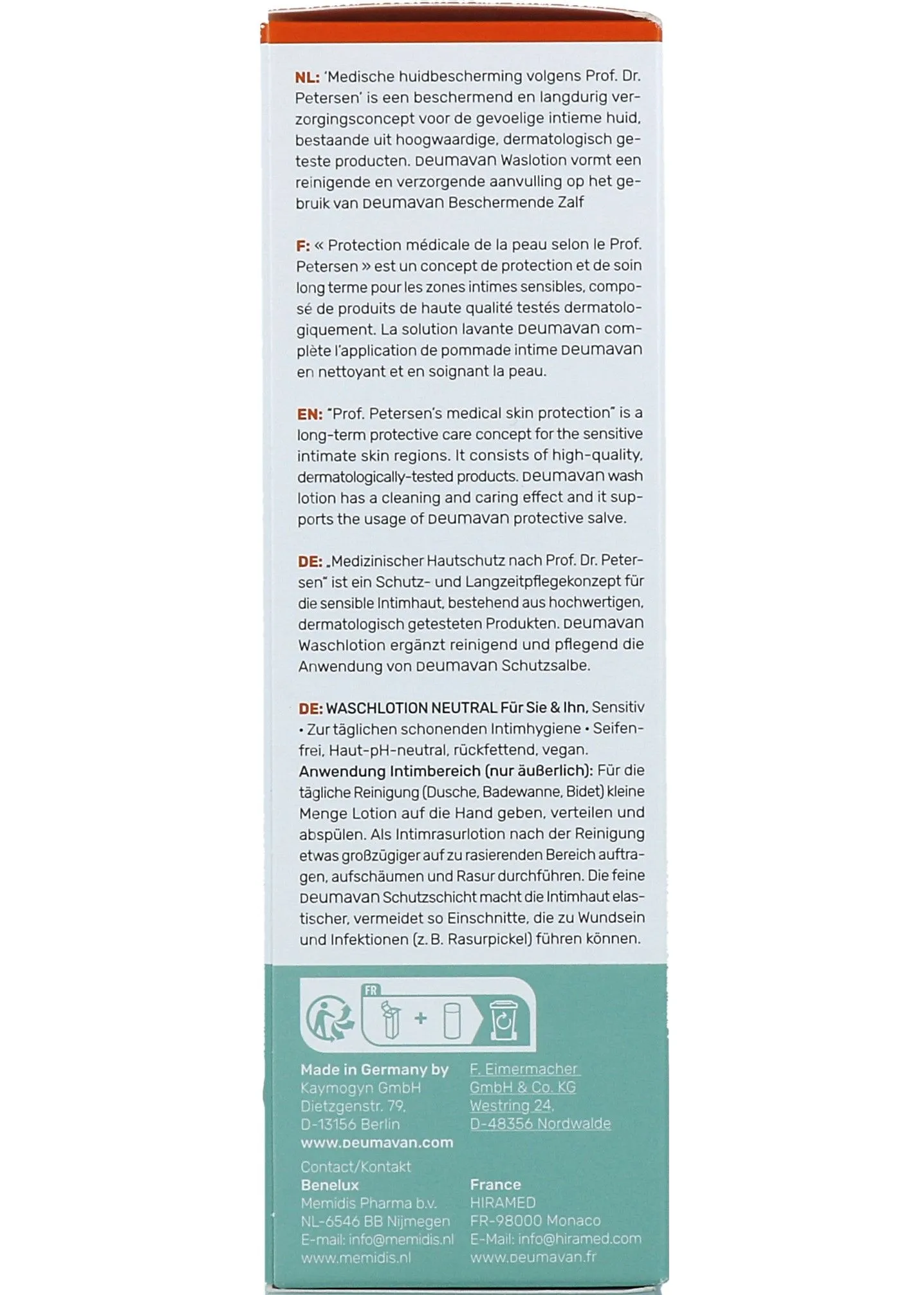 Deumavan Waslotion Intiem Neutraal Voor Hem&Haar (200 ml) - image 2