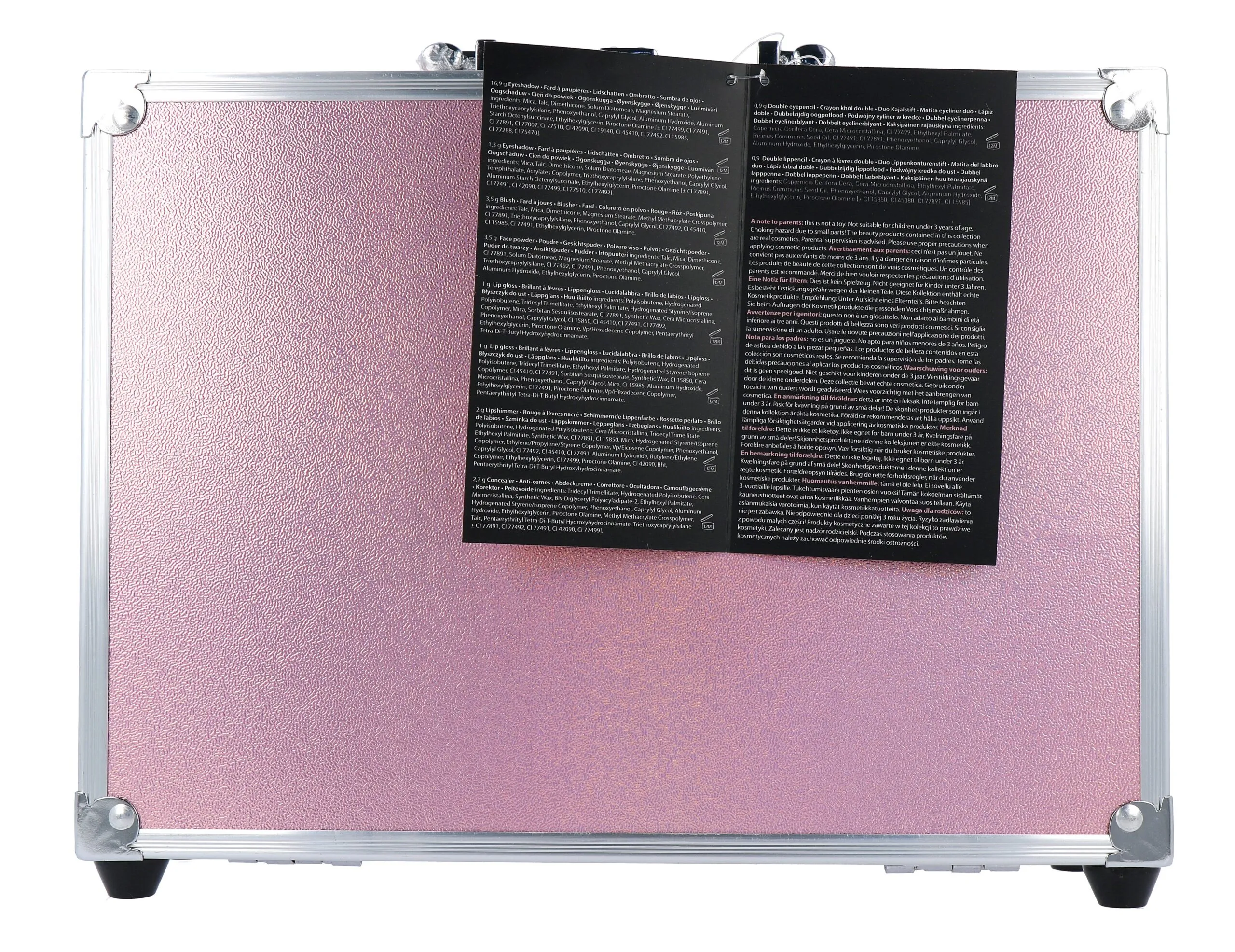 Casuelle Make Up Koffer Glanzend Roze (1 set) - image 2