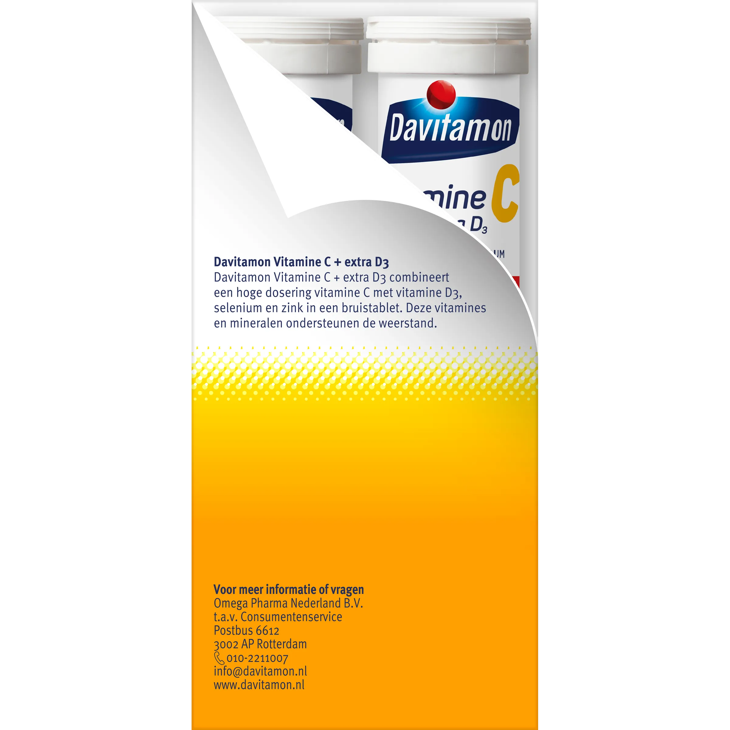 Davitamon Vitamine C + Extra D3 Bruistabletten Citroensmaak (30 tabletten) - image 4