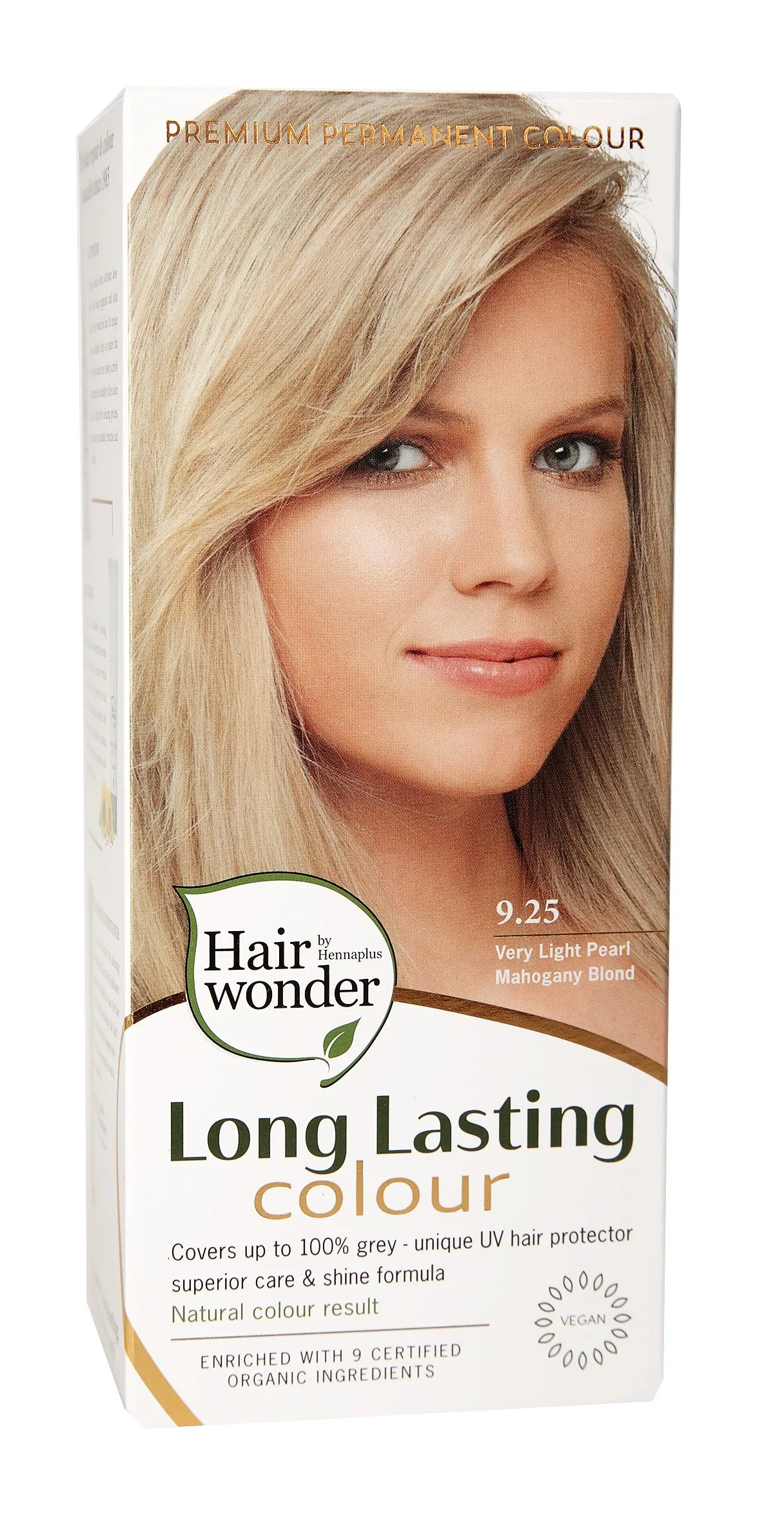 Hairwonder Long Lasting Colour Very Light Pearl Mahogany Blond 9.25 (100 ml)