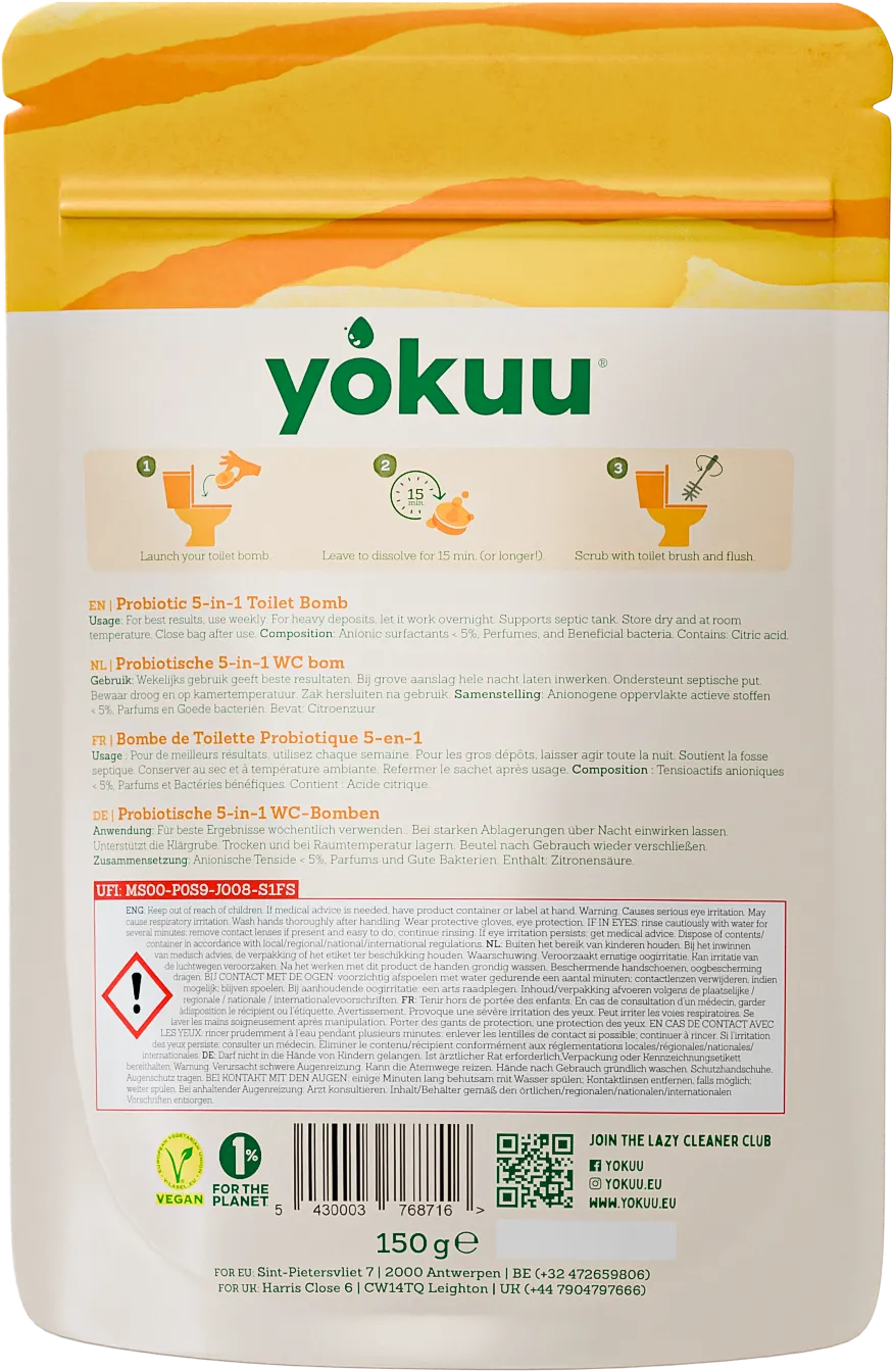 Yokuu Toilet Bom Fresh Breeze (10 stuks)