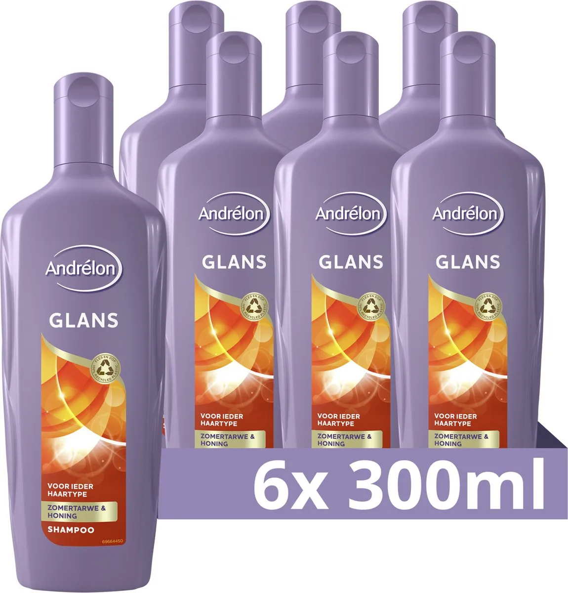 6x Andrelon Shampoo Glans (300 ml)