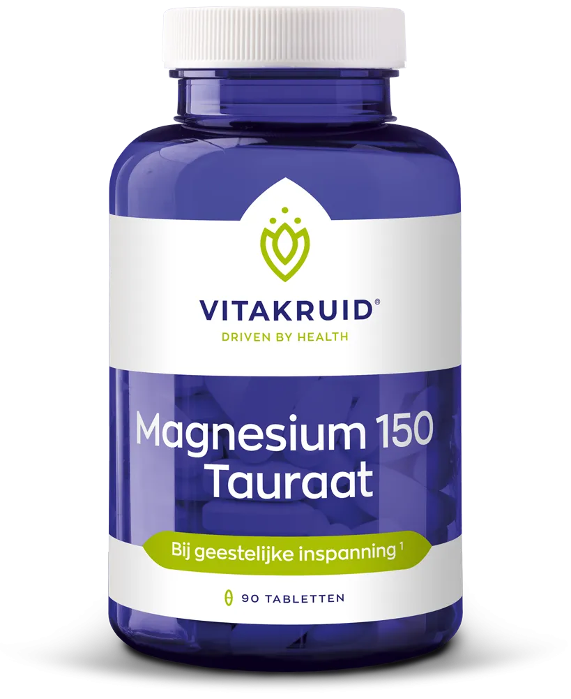 Vitakruid Magnesium 150 Tauraat (90 tabletten)