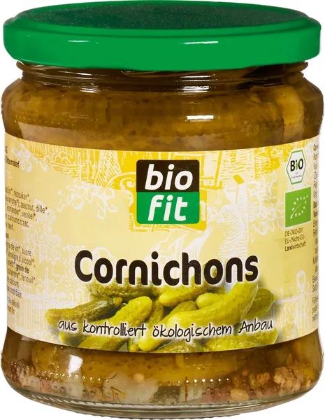 Bio Fit Augurken Zoetzuur (330 gr)