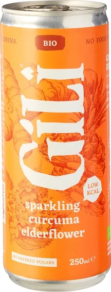 Gili Frisdrank Kurkuma Vlierbloesem (250 ml)
