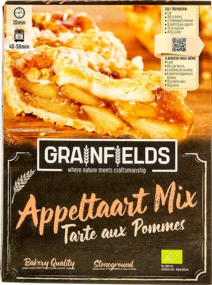 Grainfields Appeltaartmix (400 gr)