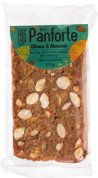 LadyFruitCake Panforte Citrus & Almond (175 gr)