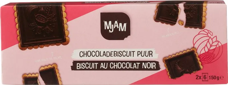 MJAM Biscuit Pure Chocolade (150 gr)