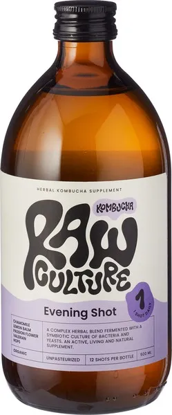 Raw Culture Kombucha Kombucha Evening Shot (500 ml)