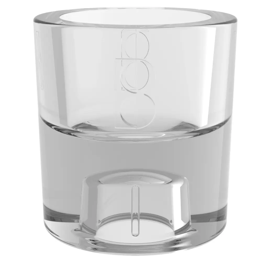 Bolsius Glazen Houder 2 In 1 Transparant (1 stuk)