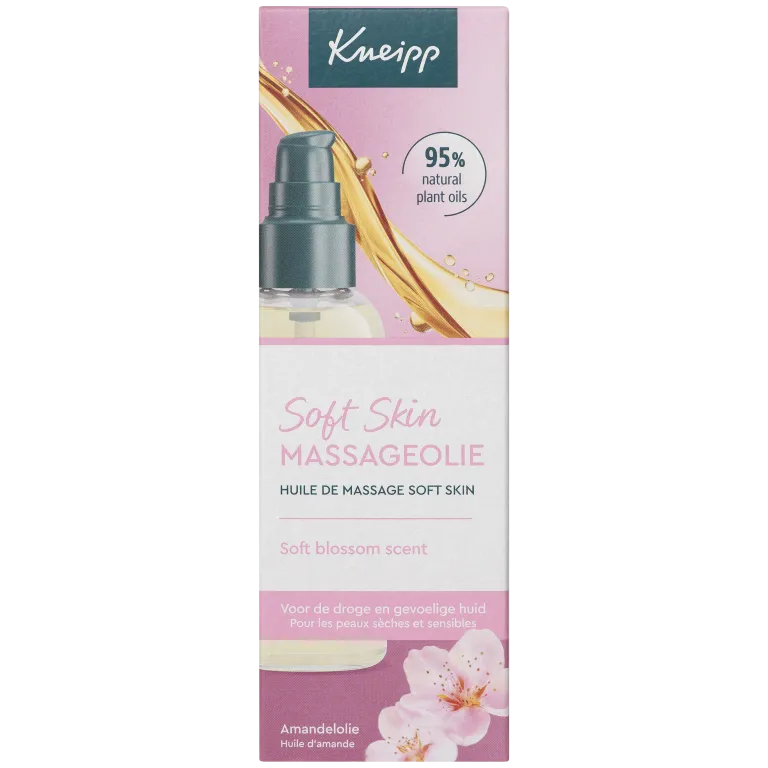 Kneipp Massageolie Soft Skin (Met Pompje) (100 ml)