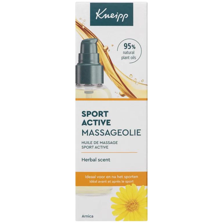 Kneipp Massageolie Sport Active (Met Pompje (100 ml)