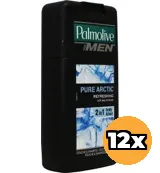 12x Palmolive Men Douche Gel Refreshing Blue (12 x 250 ml)
